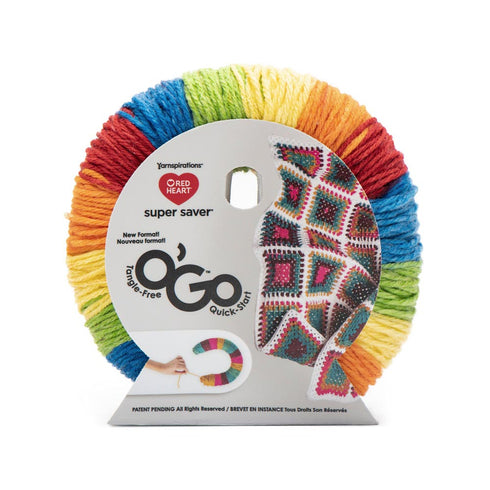 Red Heart Ogo Super Saver Solid Yarn (available in 15 colours)